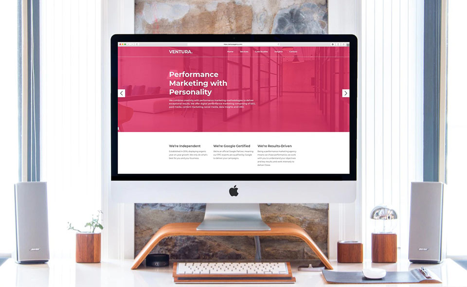 Web Design Case Study - Ventura Agency